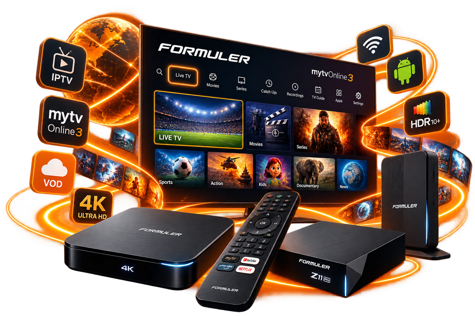 The perfect IPTV experience for Formuler