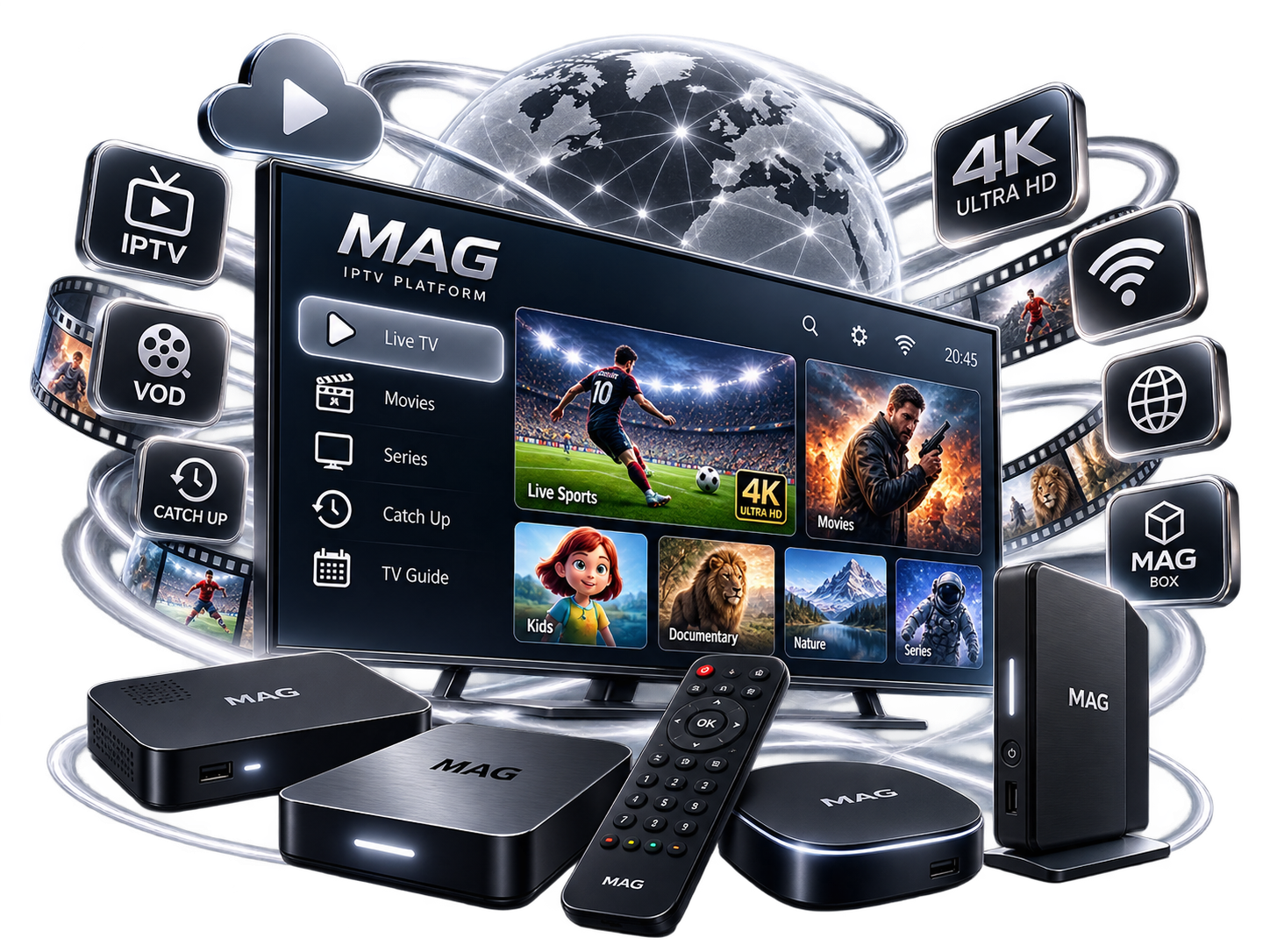 Simple, reliable IPTV for your MAG box